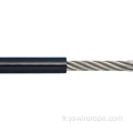 316 ROPE DE VIEUX en acier inoxydable 1x19 6,0 mm